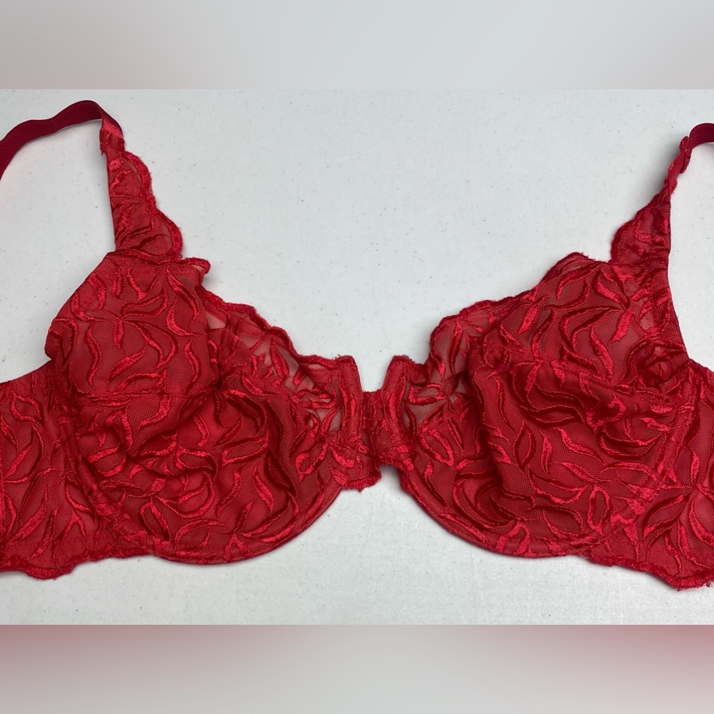 Premier Collection Plus RED Unlined Underwire, 38DD *P1002